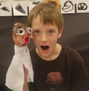 Owen w puppet